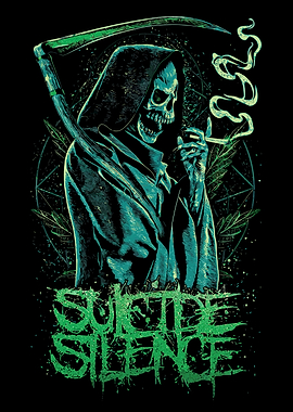 Grim Reaper Smoking with Scythe