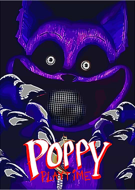 Poppy Playtime Cat Character Poster