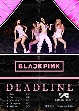 BLACKPINK 'DEADLINE' Album Art