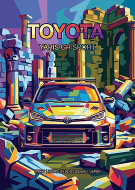 Toyota Yaris GR Sport Pop Art