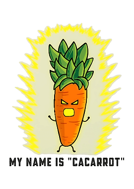 Angry Carrot Character 'Cacarrot'