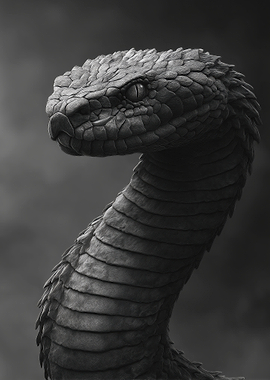 Close-up of a Rattlesnake Head