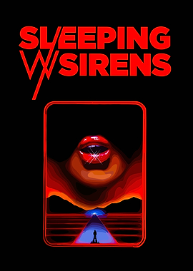 Sleeping Sirens Retro Poster