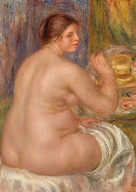 Nude Woman with Flowers