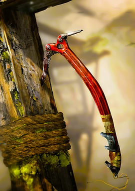 Tomb Raider Climbing Axe Art