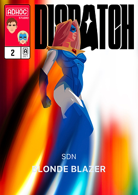 Blonde Blazer Comic Cover