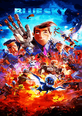 Blue Sky Studios Animated Movie Poster