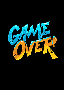 Game Over Text Art