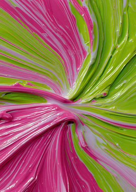 Vibrant Paint Swirls
