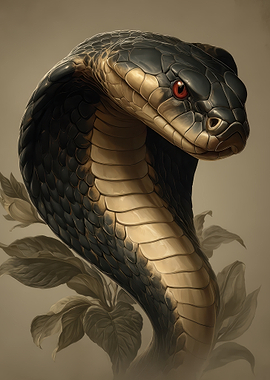 Close-up of a Cobra's Head