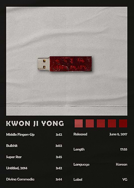 Kwon Ji Yong Album Art