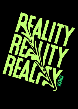 Reality Check Text Art
