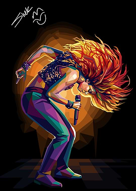 Shakira Singer Performing on Stage