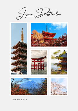 Japan Destination Collage