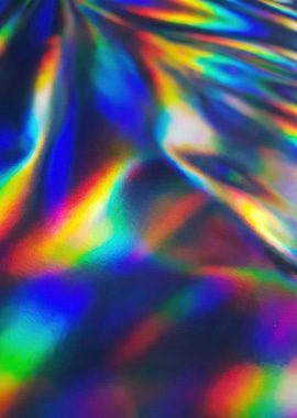 Holographic Abstract Rainbow Texture