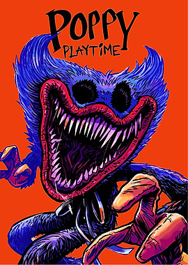 Poppy Playtime Huggy Wuggy Illustration