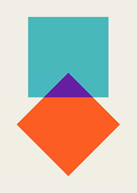 Geometric Shapes Overlap