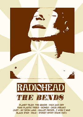 Radiohead The Bends Album Poster