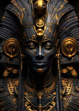 Ancient Egyptian Pharaoh Mask