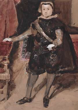 Boy in historical attire