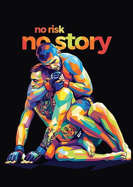 Conor McGregor and Khabib Nurmagomedov Pop Art