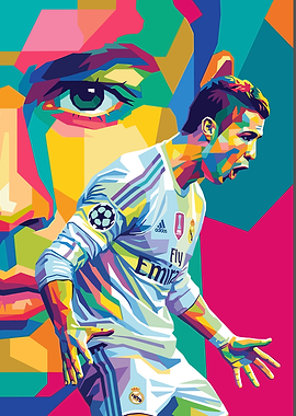 Cristiano Ronaldo Pop Art