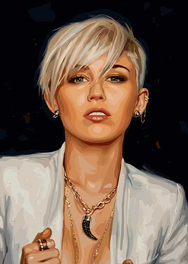 Miley Cyrus Portrait