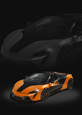 Orange McLaren artura Sports Car