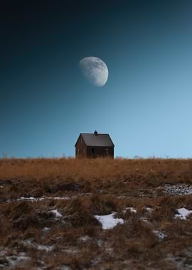 Lonely House Under the Moon
