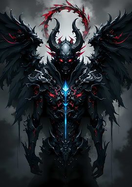 Dark Angelic Demon Warrior