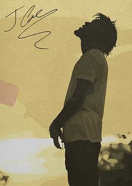 J. Cole Silhouette with Signature