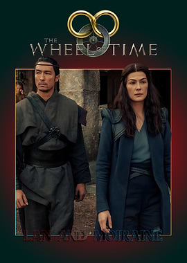 Lan and Moiraine from The Wheel of Time