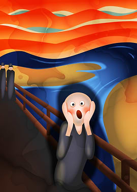 The Scream Pop Art