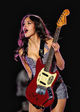 Olivia Rodrigo with Guitar