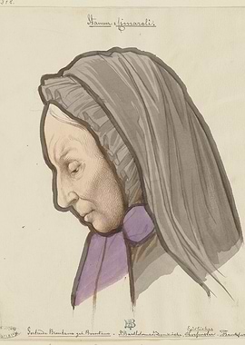 Portrait of a Woman in a Bonnet