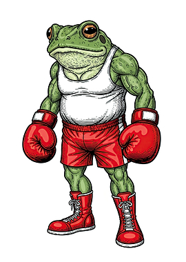 Muscular Frog Boxer