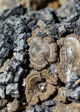 Petrified wood texture