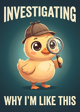 Investigating Duckling with Magnifying Glass