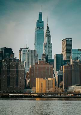 New York City Skyline with Chrysler Building