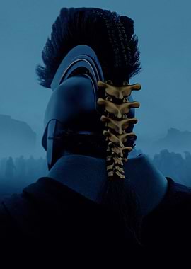 Warrior with Spine Headdress