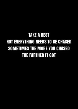 Inspirational Quote on Black Background