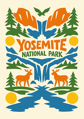Yosemite National Park Poster