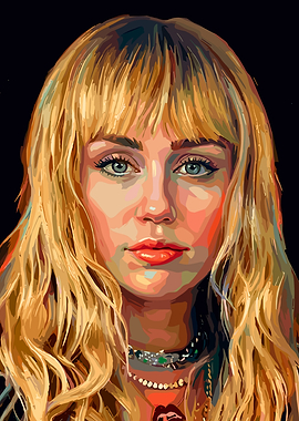 Miley Cyrus Portrait