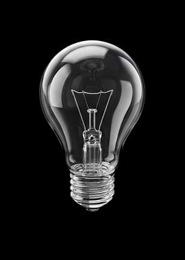 Clear Incandescent Light Bulb