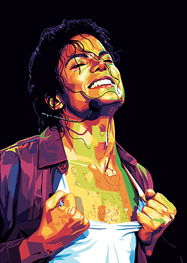 Michael Jackson Pop Art Portrait