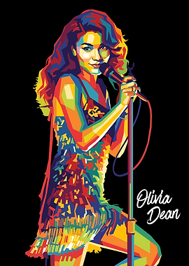 Olivia Dean Pop Art Portrait