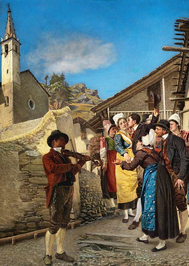 Alpine Village Celebration with Violinist