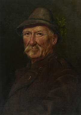 Portrait of an Elderly Man in a Hat