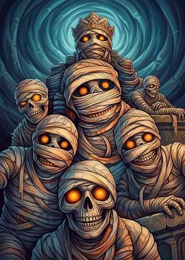 Mummy King and his Army
