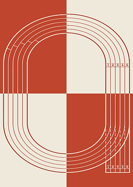 Abstract Running Track Design